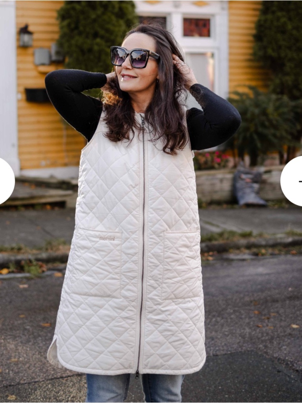 Mernini white vest